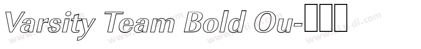 Varsity Team Bold Ou字体转换 Varsity Team Bold Ou字体转换